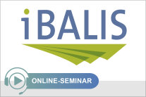 Logo und Schriftzug iBALIS; darunter Schriftzug Online-Seminar 